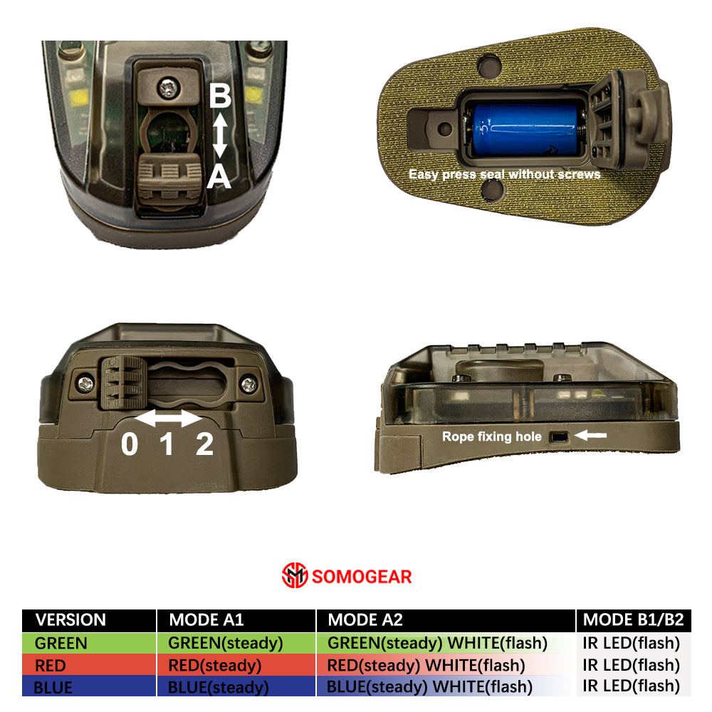 SomoGear Hell-Star 6 Tactical Strobe light