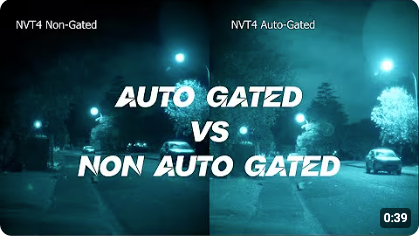 Gen2 auto-gated vs non-gated night vision tube comparison