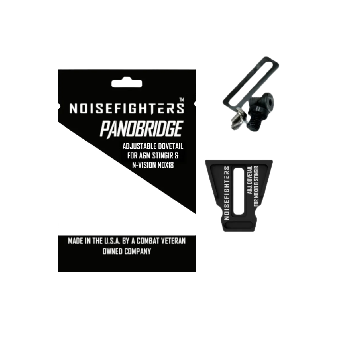 Fore-Aft Adjustable Dovetail for NOX18, MH25, RH25, StingIR, STRIDE ST6