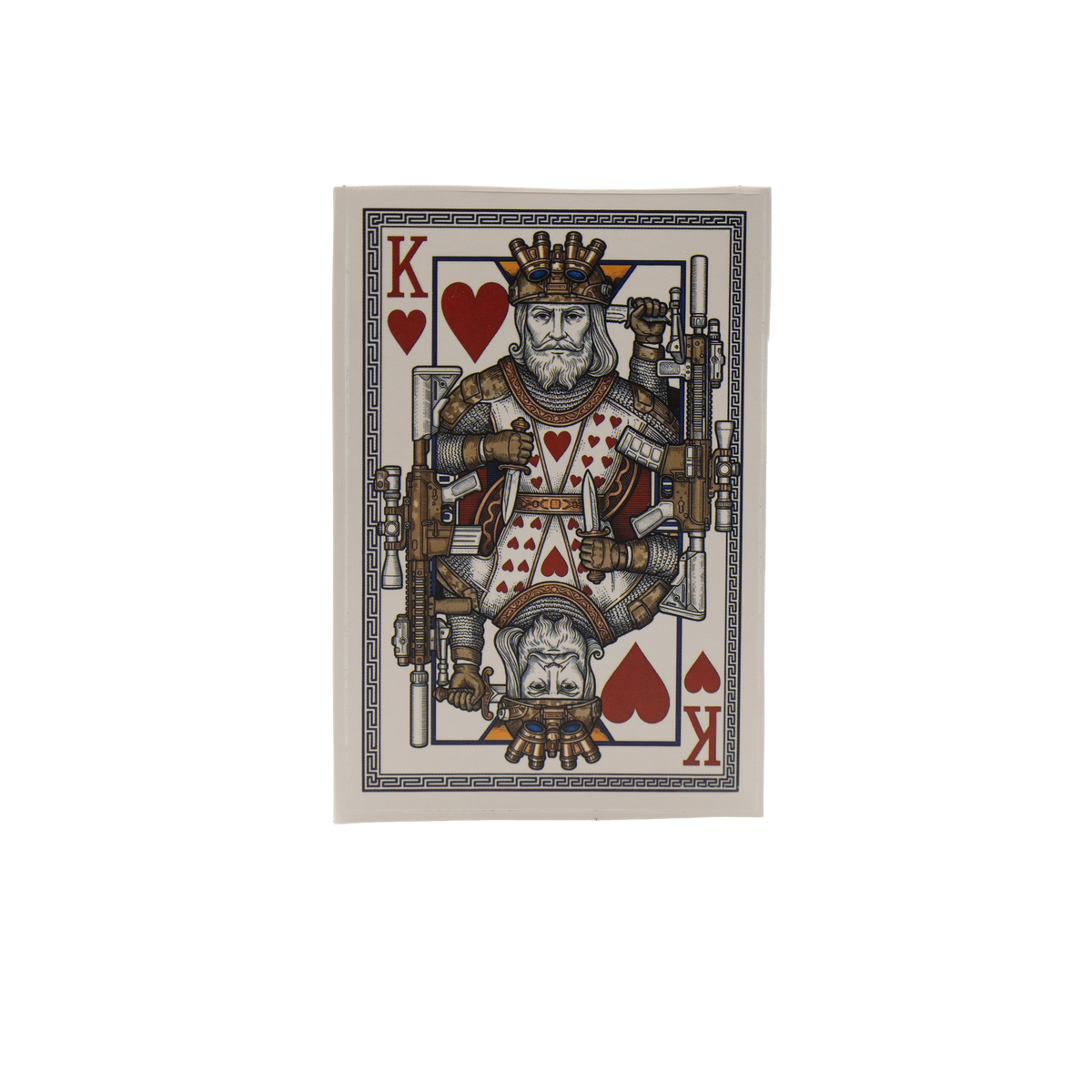 Tactical King of Heart Stickers