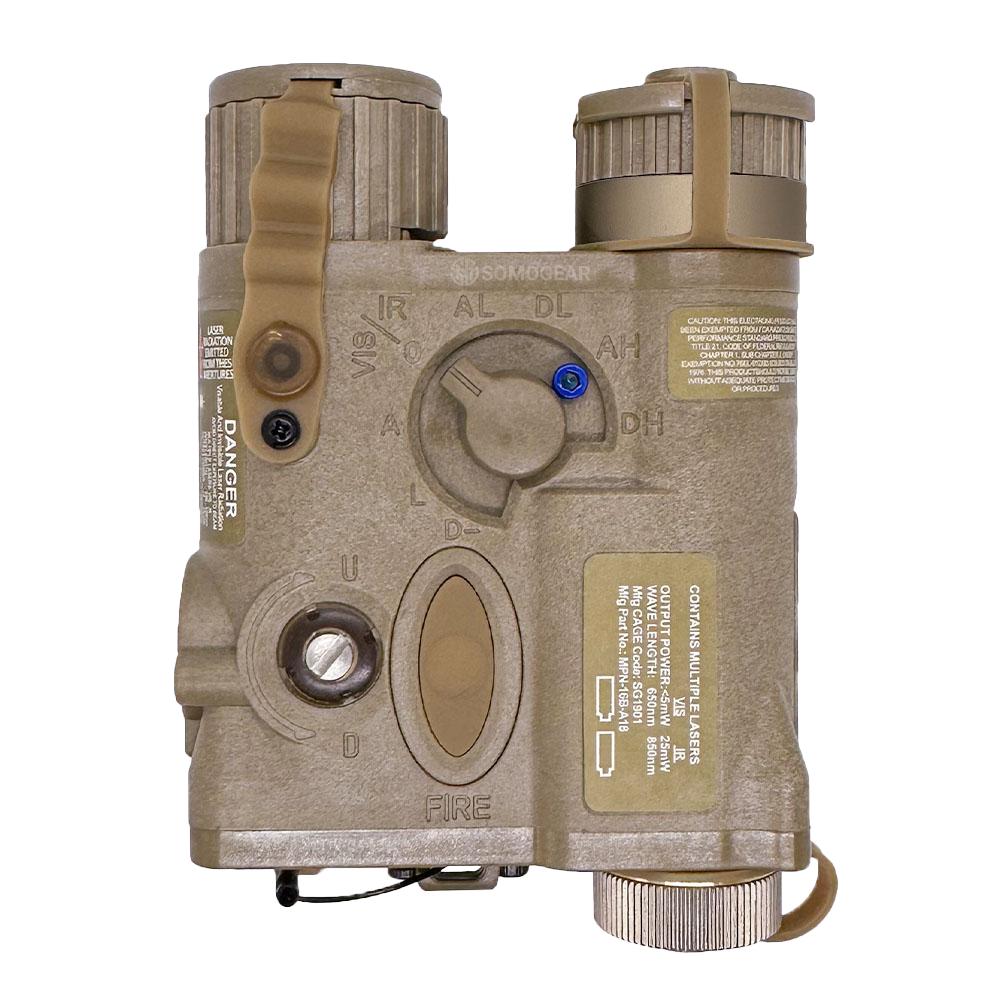 SOMOGEAR PEQ-16B レーザーサイト FDE ノンイルミネートver New SomoGear PEQ-16 Aiming Laser Flashlight + IR Illuminator | 600
