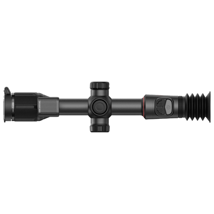 Night Raider BOLT L35R thermal riflescope with 35mm lens, 3.5x optical zoom, and integrated laser rangefinder.